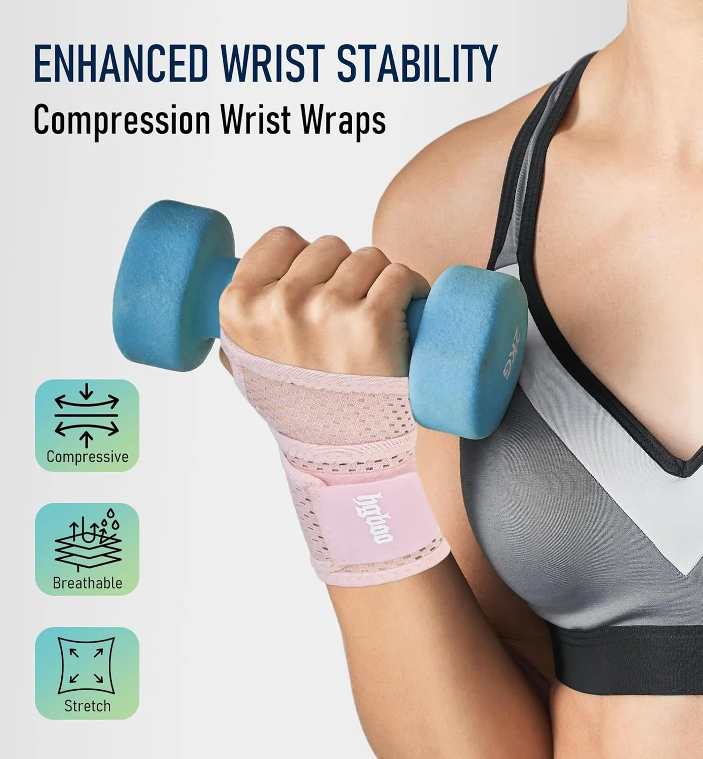 2-Pack Ultra-Thin Wrist Braces, Breathable Comfort Mesh Fabric Support for Pain Relief - Ideal for Carpal Tunnel, Tendonitis, Sports, Fitness and Daily Use - Adjustable Wrist Support (Pink)