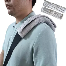 2pack Strap Cushion for Arm Sling with 1.5'' Carry Shoulder Brace Pillow Elbow Wrist Injury Support Pad Neck Comfort Rotator Cuff Replacemet Surgery Padded Cover Car Seat Belt PadGray