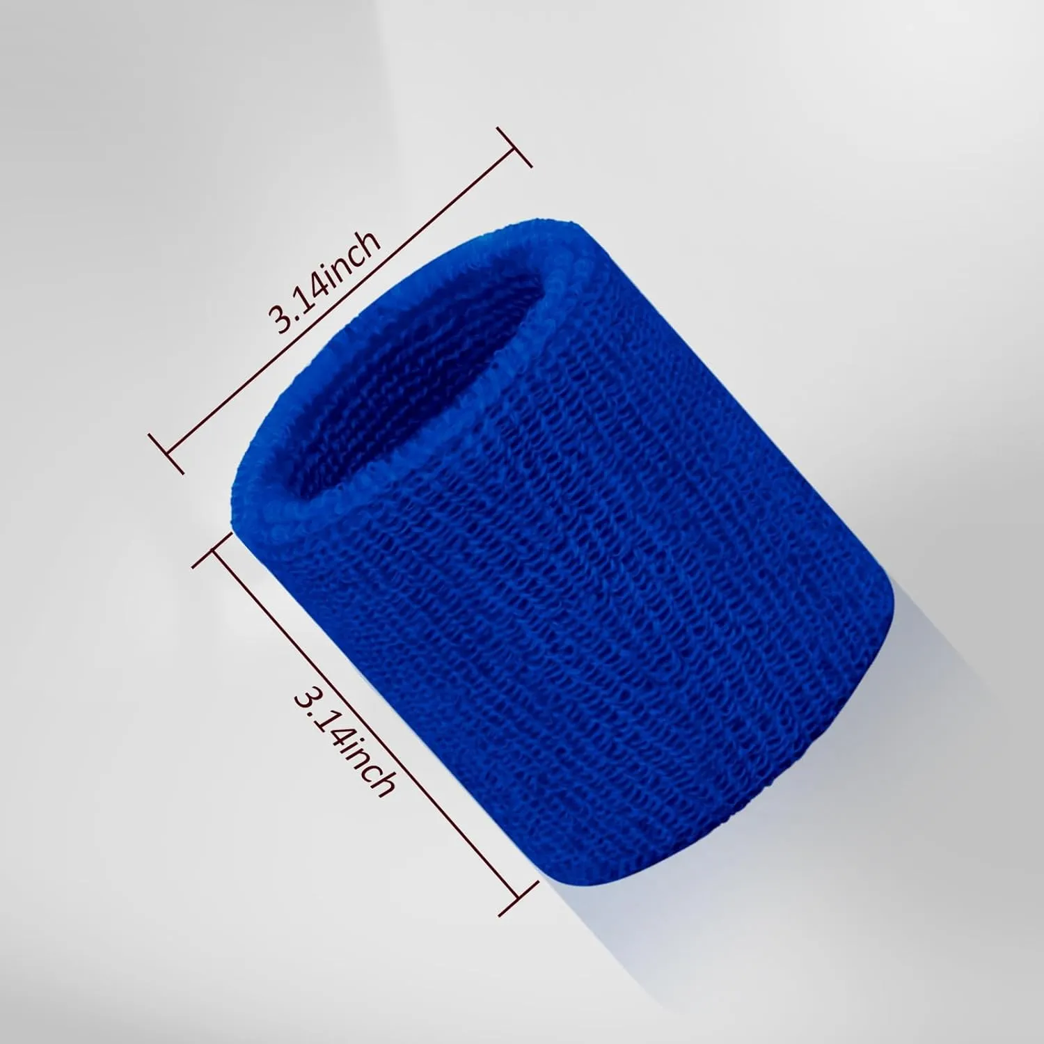6 Pack Sweatbands Sports Wristband for Men & Women, Breathable Wrist Band Absorbent Sweat Band for Tennis, Basketball, Running, Gym, Working Out