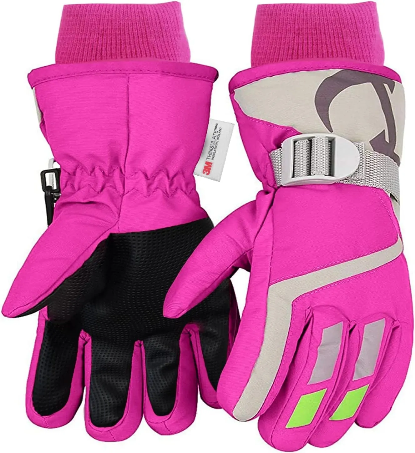 7-Mi Kids Winter Warm Water-Resistant Gloves for Skiing/Snowboarding/Cycling/Riding Outdoor Activities Children Mittens