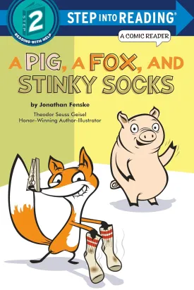 A Pig, a Fox, and Stinky Socks (Step into Reading) Library Binding  September 14, 2021