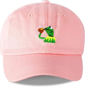 Adjustable Kermit The Frog Embroidered Baseball Cap - Unisex Classic Dad Trucker Hat