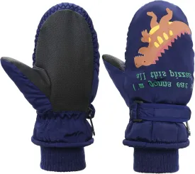American Trends Toddler Waterproof Gloves Boys Girls Kids Winter Gloves Baby Mittens Ski Warm Snow
