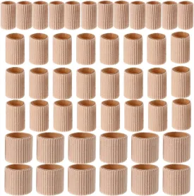 Blulu 48 Pieces Toe Cushion Tube 0.98 Inches Toe Tubes Sleeves Soft Gel Corn Pad Protectors for Cushions Corns, Blisters, Calluses, Toes and Fingers, 3 Size (Mixed Size Toe Cushion, 48 Pieces)