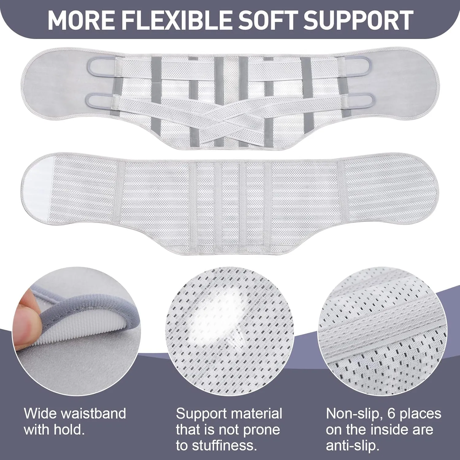 Breathable Back Brace for Relieve Lower Back Pain Women and Men - Back Support Belt and Improve Posture with Comfort, Back Pain Relief Products, Posture Corrector