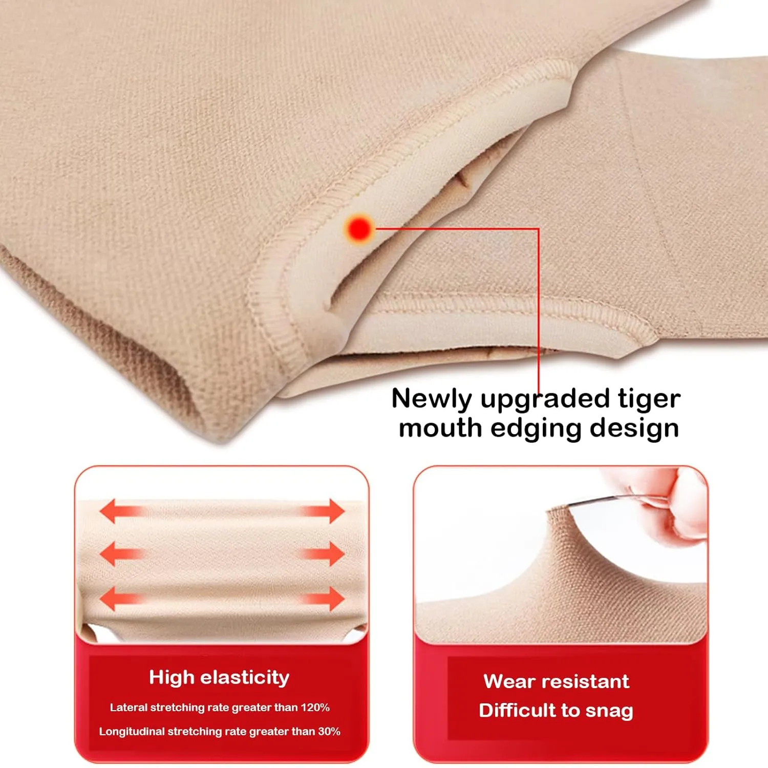 Breathable Compression Wrist Sleeves for Arthritis Support & Joint Pain Relief, Moisture-Wicking Unisex Wrist Brace for Carpal Tunnel, Gym, Sports, Office  Adjustable Comfort Fit for Men & Women (Beige, Medium)