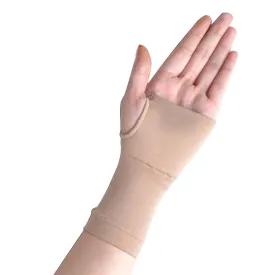 Breathable Compression Wrist Sleeves for Arthritis Support & Joint Pain Relief, Moisture-Wicking Unisex Wrist Brace for Carpal Tunnel, Gym, Sports, Office  Adjustable Comfort Fit for Men & Women (Beige, Medium)