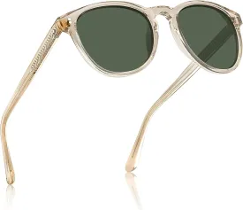 CARFIA Acetate Polarized Sunglasses for Men Trendy Retro Sun Glasses CA2307