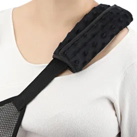 Cushioned Arm Sling Padding for Neck Slim Sling Pad Neck Strap Cushion Comfort Shoulder Support Rotator Cuff Surgery Arm Immobilizer Brace Carry Padded Cover Pillow Wrist Hand Injury, Pack of 2 Black