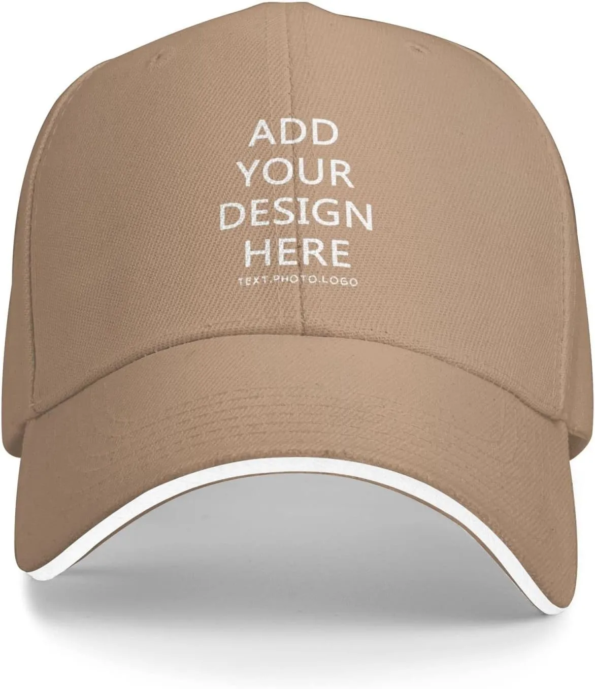 Custom Hat Design Your Own, Personalized Classic Hats for Men Women,Customizable Baseball Cap Dad for Outdoor Adjustable