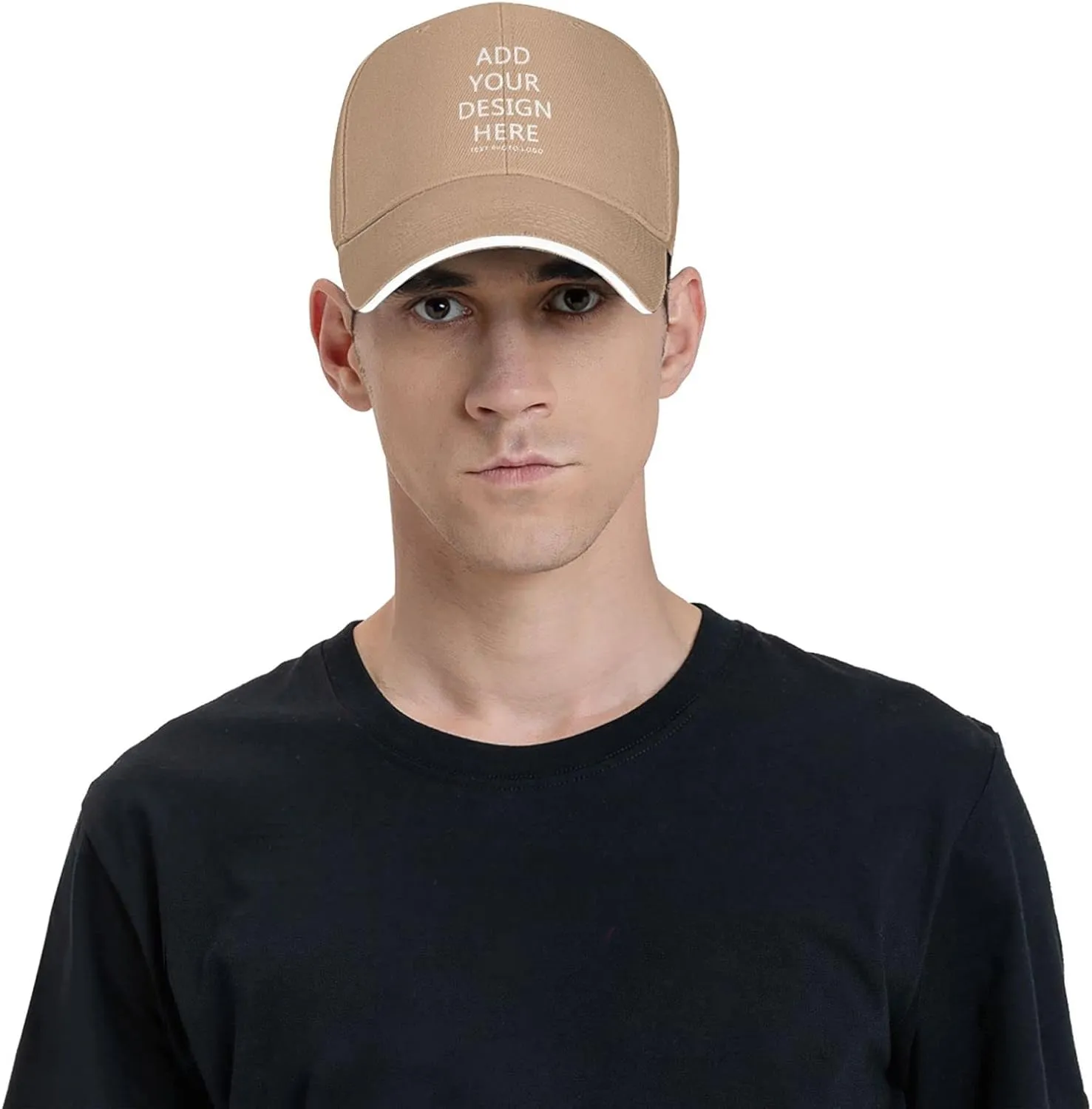 Custom Hat Design Your Own, Personalized Classic Hats for Men Women,Customizable Baseball Cap Dad for Outdoor Adjustable