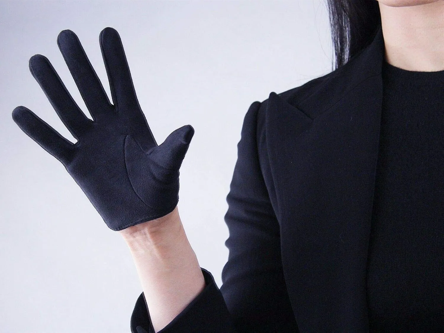 DooWay Short Suede Gloves Women Stretch Winter Warm Dress Gloves
