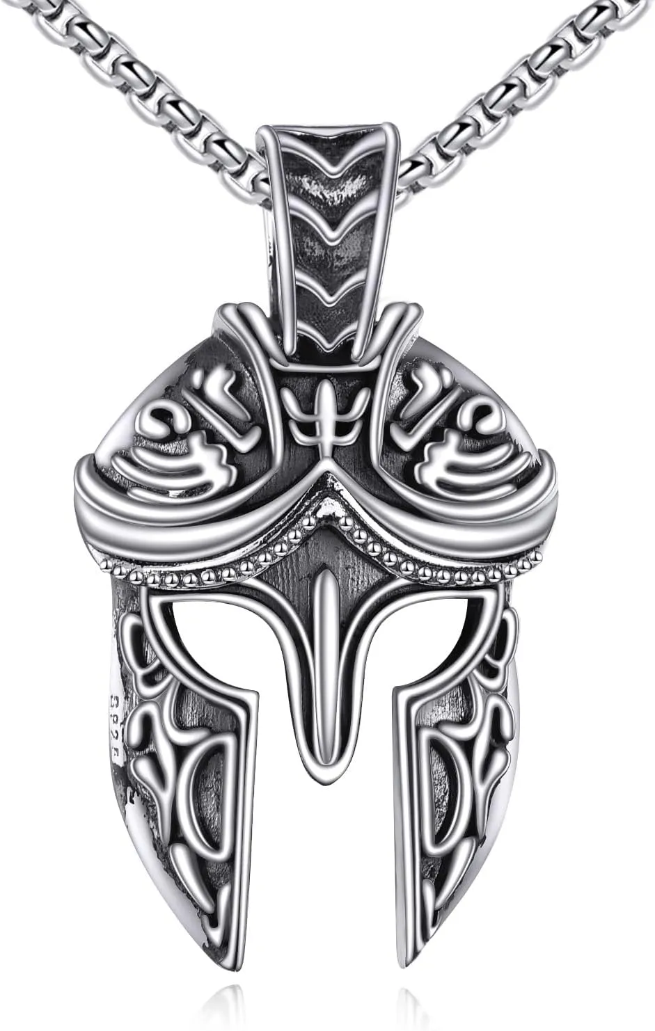Eye of Horus/Fish Hook/Mask/Scorpion/Trident/Arrow/Star of David/Anchor/Boxing Necklace for Men Sterling Silver Gold Plated Celtic Knot Pendant Punk Gothic Religious Jewelry Gifts for Men