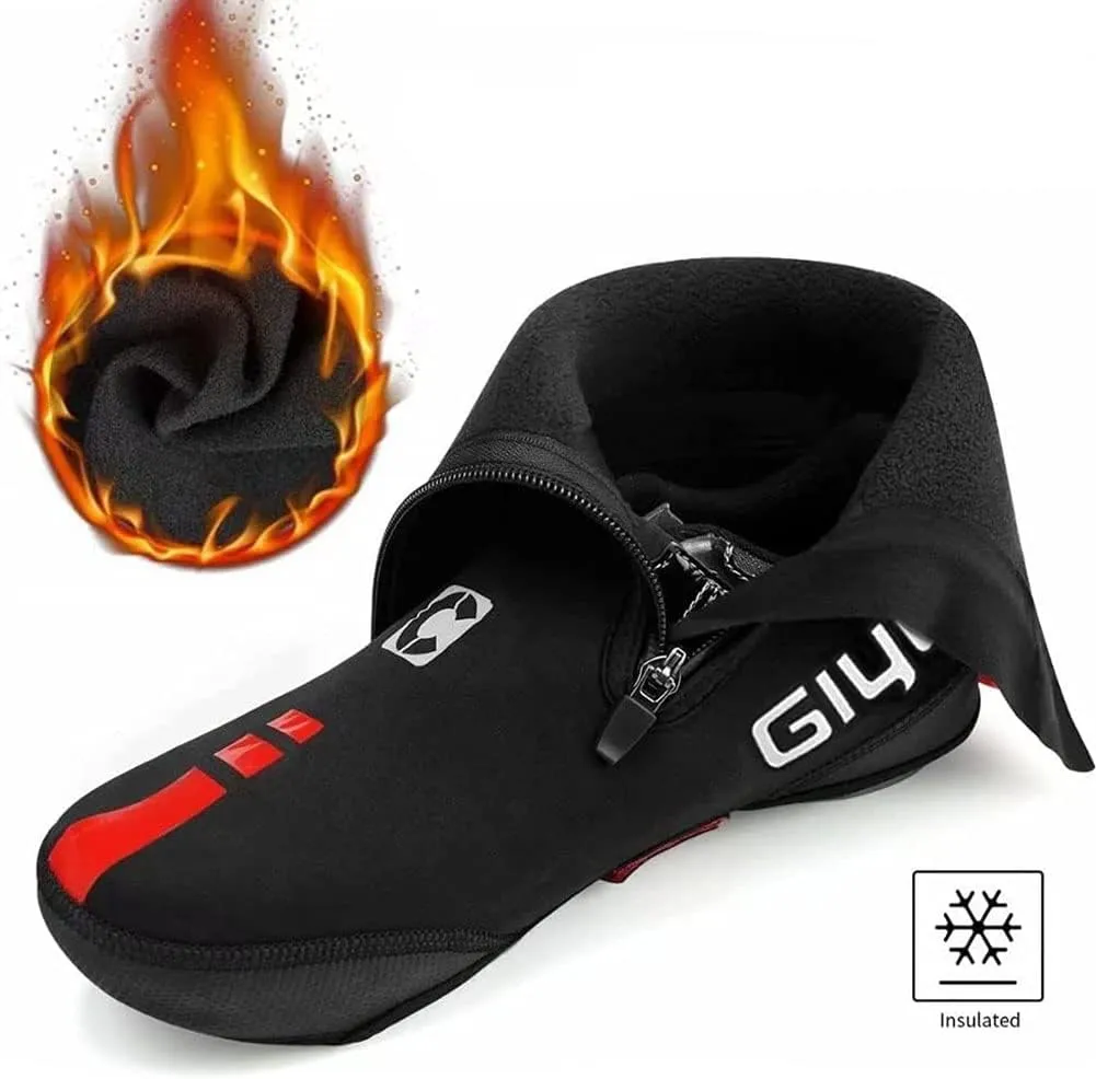 GIYO Cycling Shoes Covers, S-XXXL Neoprene Waterproof and WinterProof Bike Cycling Overshoes for Men Women Road Mountain Bike Booties
