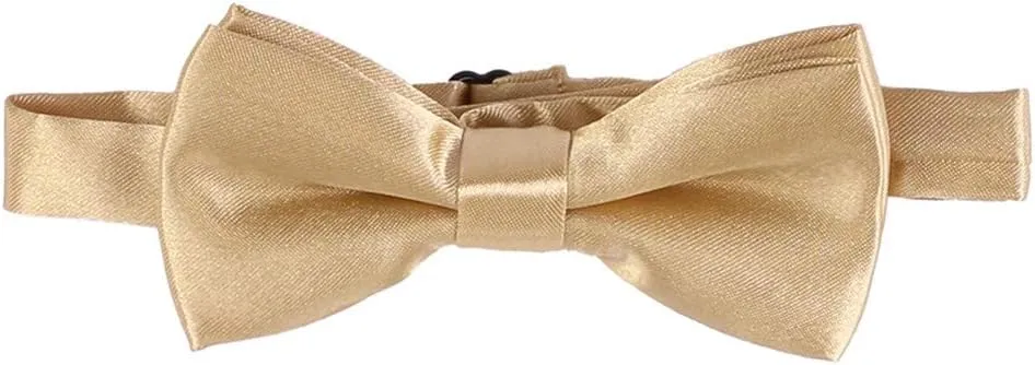 HIHCBF 1920s Kids Costume Accessories Set Boys Party Outfits Adjustable Suspenders Pre-Tied Bow Tie Short Brim Fedora Hat