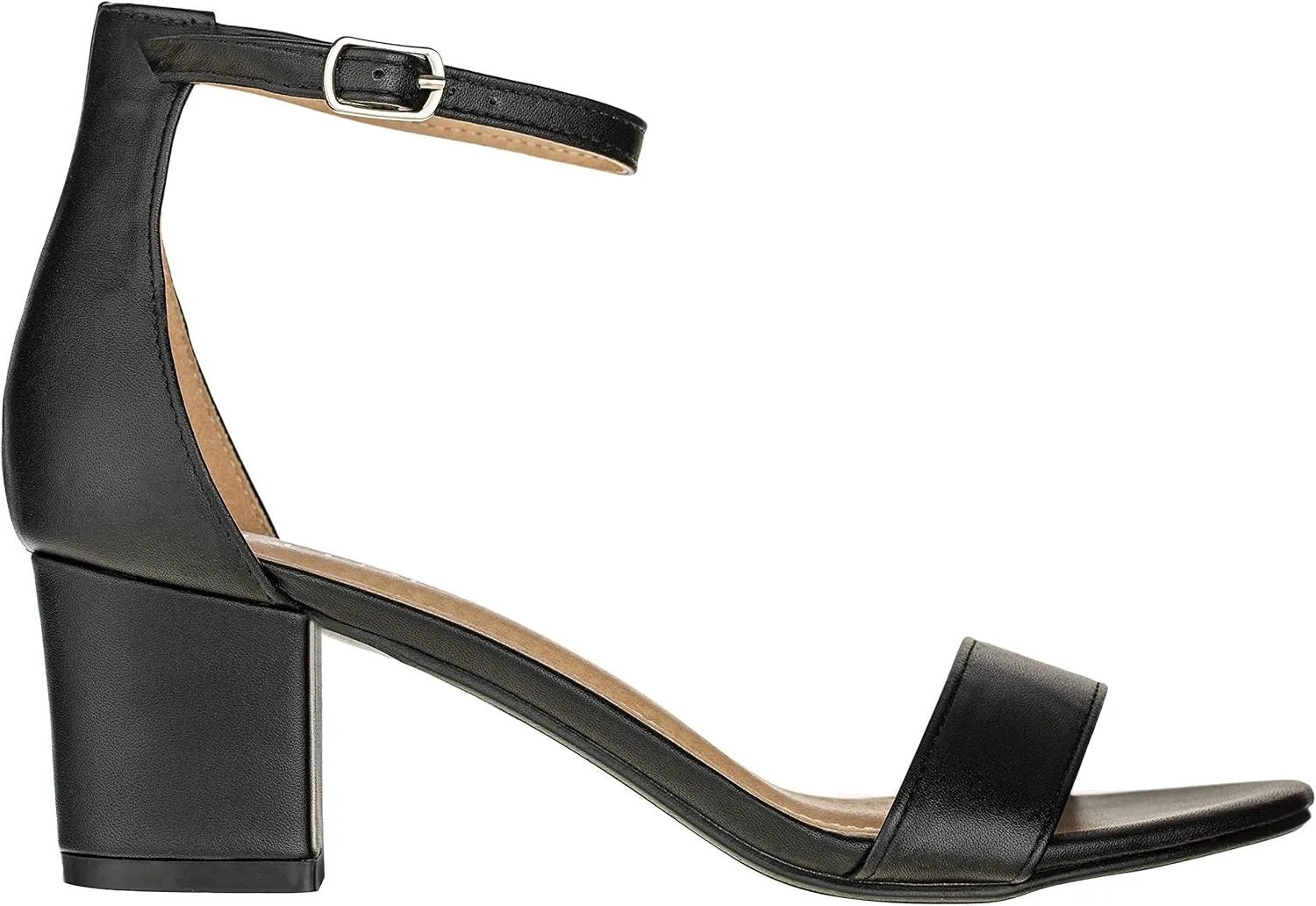 ILLUDE Womens Fashion Ankle Strap Kitten Heel Sandals - Adorable Cute Low Block Heel  Jasmine