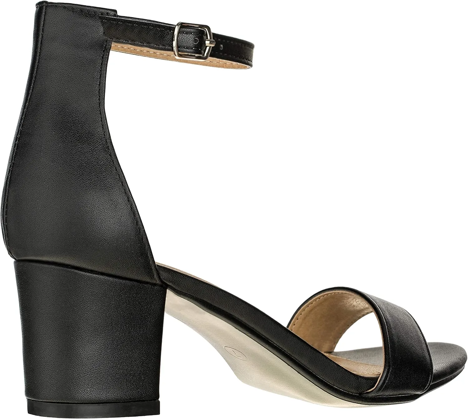 ILLUDE Womens Fashion Ankle Strap Kitten Heel Sandals - Adorable Cute Low Block Heel  Jasmine