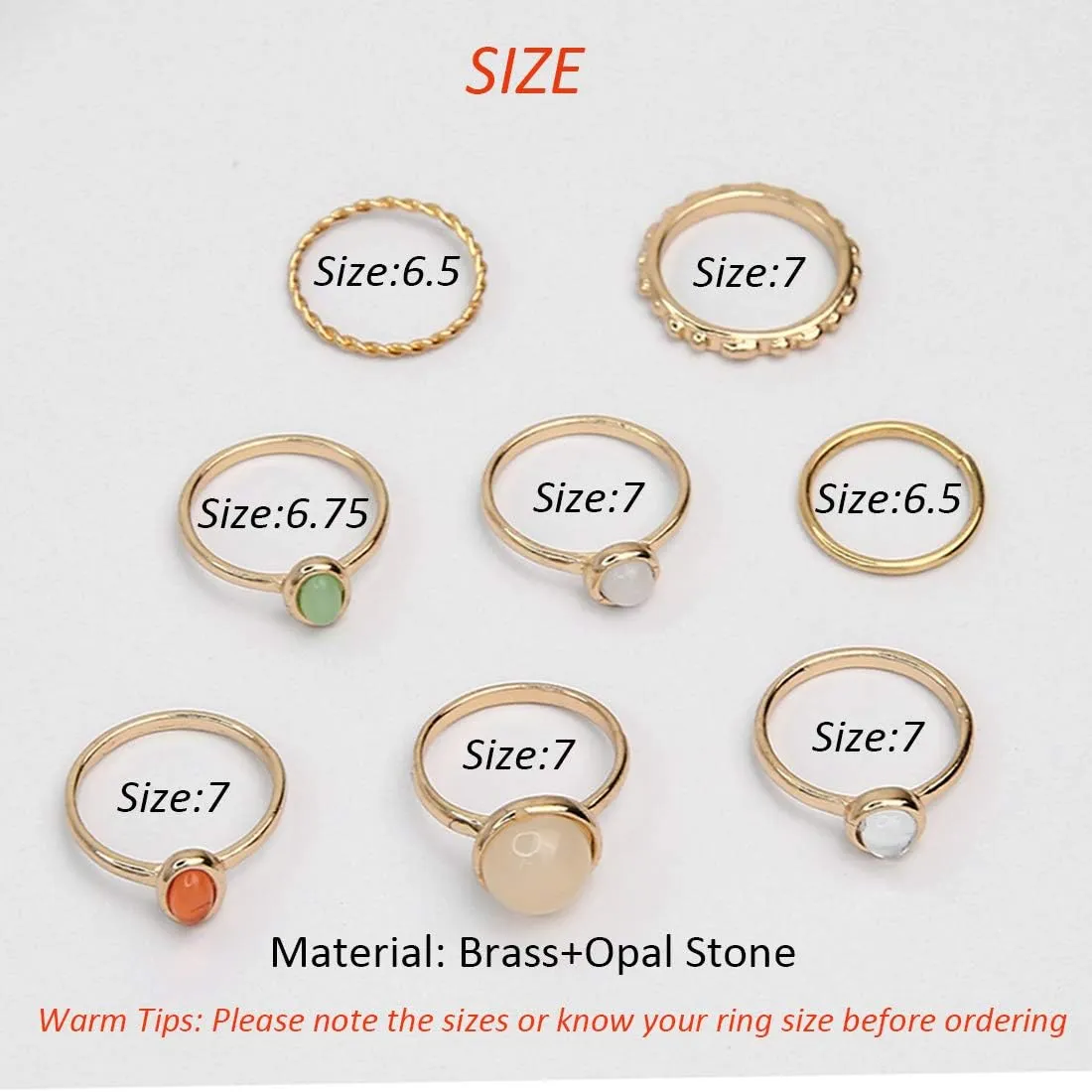 ItsStarred 7-19pcs Silver Star Moon Knuckle Ring Set for Women Vintage Stackable Midi Finger Rings Set