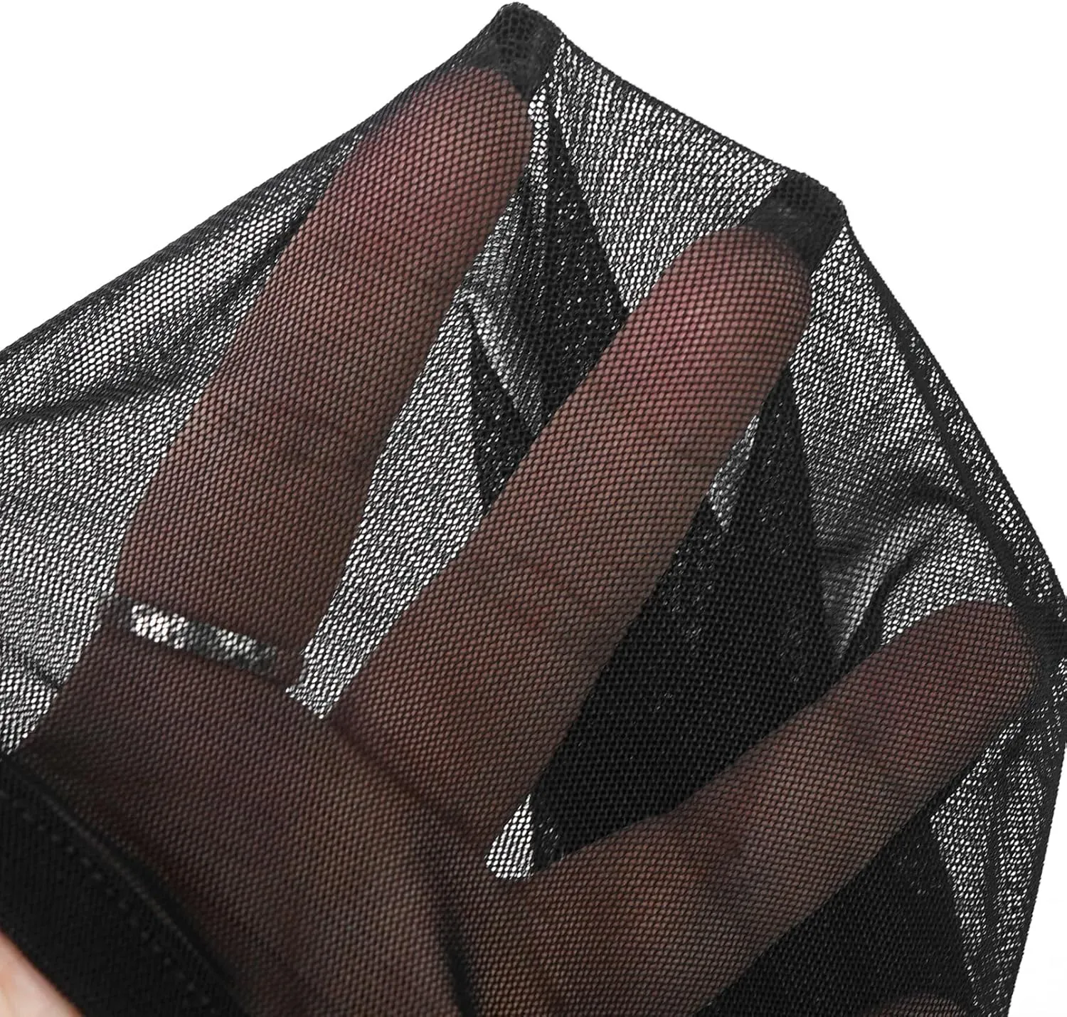 Luwint Non-slip Mesh Sheer Long Gloves for Women Teen Girls Opera Dress Party Costume