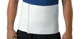 Medline Universal Abdominal Binders, Premium 3-Panel Elastic, 9-Inch High, 27-48 Inch Hip Circumference, Comfort Lined, Hook-and-Loop Closure, 1 Each