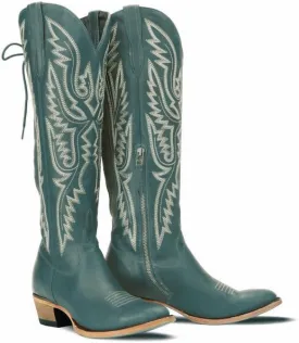 MissHeel Over the Knee Cowboy Boots for Women Adjustable Thigh High Cowgirl Boots