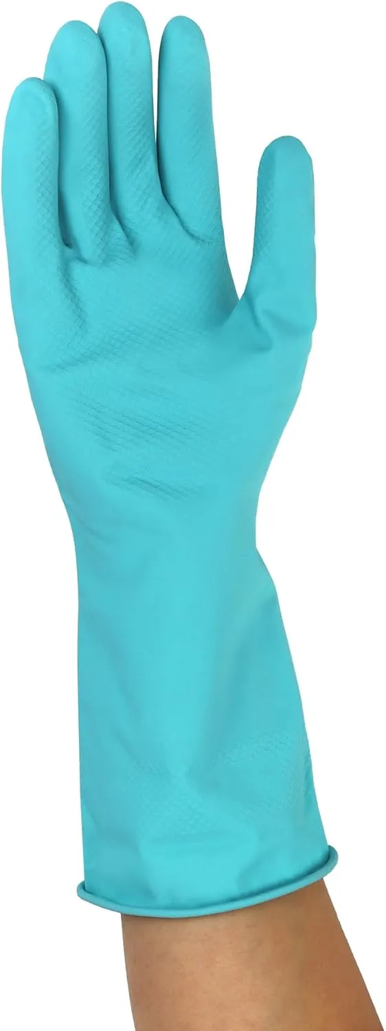 Mr. Clean Bliss Premium Reusable Latex-Free Vinyl Cleaning Gloves with Non-Slip Grip