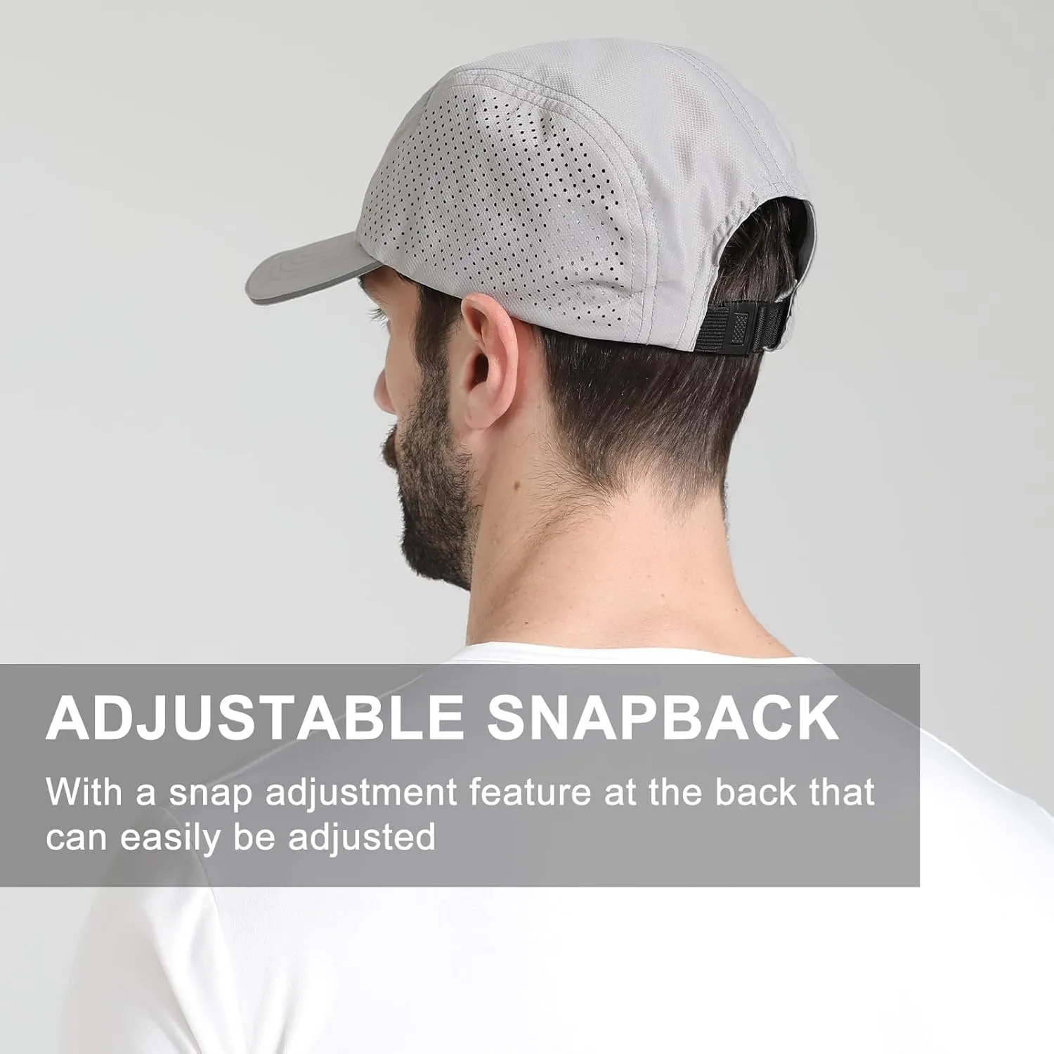 Oversize XXL Mens Quick Dry Baseball Cap Cooling Breathable Mesh Sports Cap Lightweight Snapback Hat for Big Head