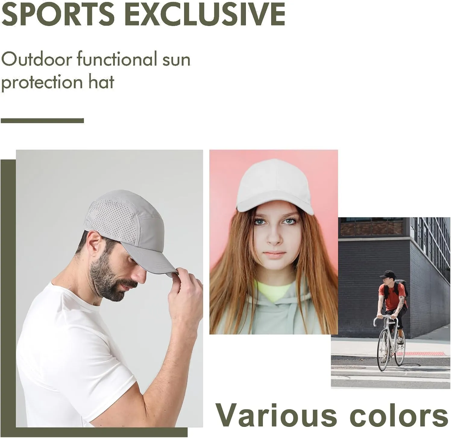 Oversize XXL Mens Quick Dry Baseball Cap Cooling Breathable Mesh Sports Cap Lightweight Snapback Hat for Big Head
