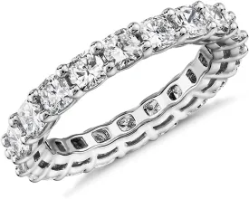 PAVOI 14K Gold Plated Rings with Cubic Zirconia Love - 4mm Stackable for Women - Gold Rings
