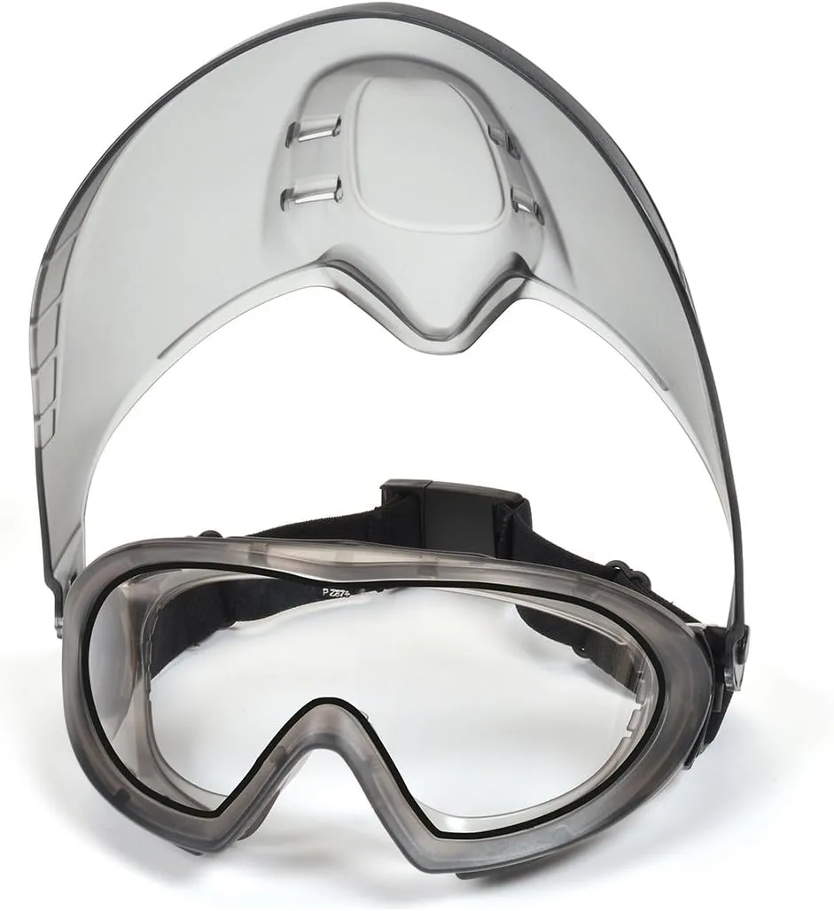 Pyramex Capstone Shield Safety Goggles Face Shield