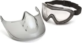 Pyramex Capstone Shield Safety Goggles Face Shield
