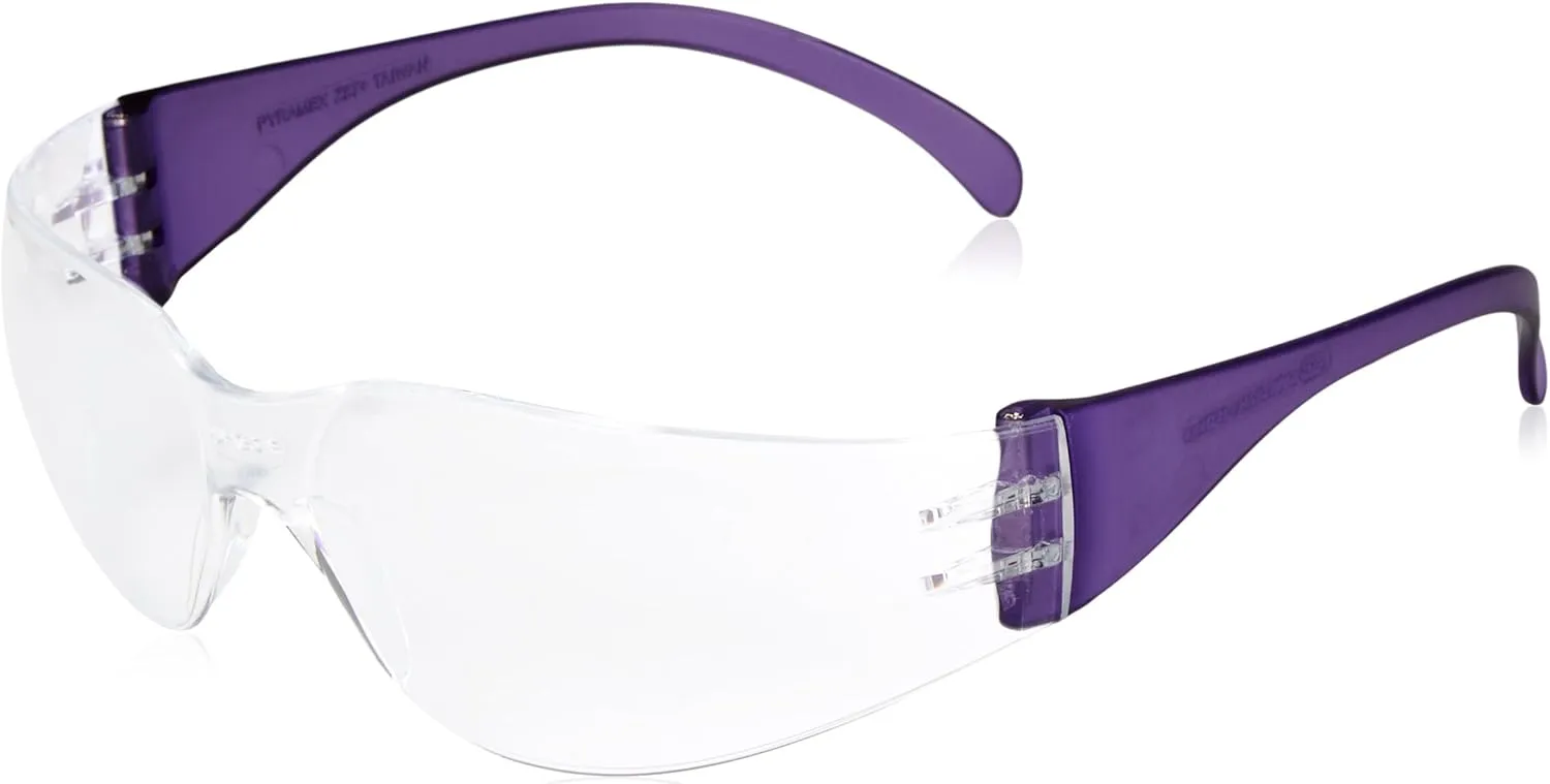 Pyramex Intruder Safety Eyewear Clear Frame Full Foam Padding Clear Anti-Fog Lens