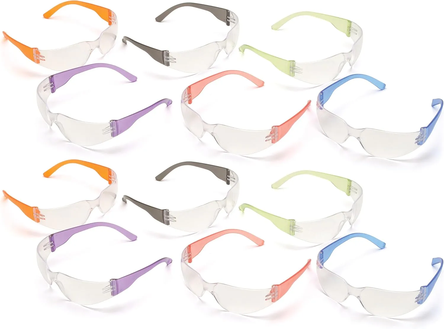 Pyramex Intruder Safety Eyewear Clear Frame Full Foam Padding Clear Anti-Fog Lens