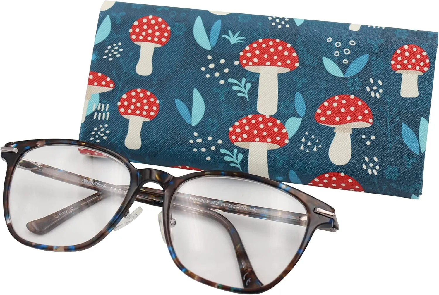 Real Sic Glasses Case for Men and Women - Magnetic Folding Hard Shell Sunglass Holder - Inspired by Nature