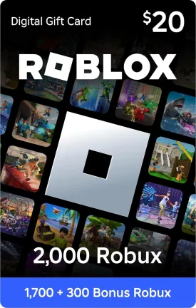 Roblox Digital Gift Card - 2,000 Robux [Includes Exclusive Virtual Item] [Digital Code]