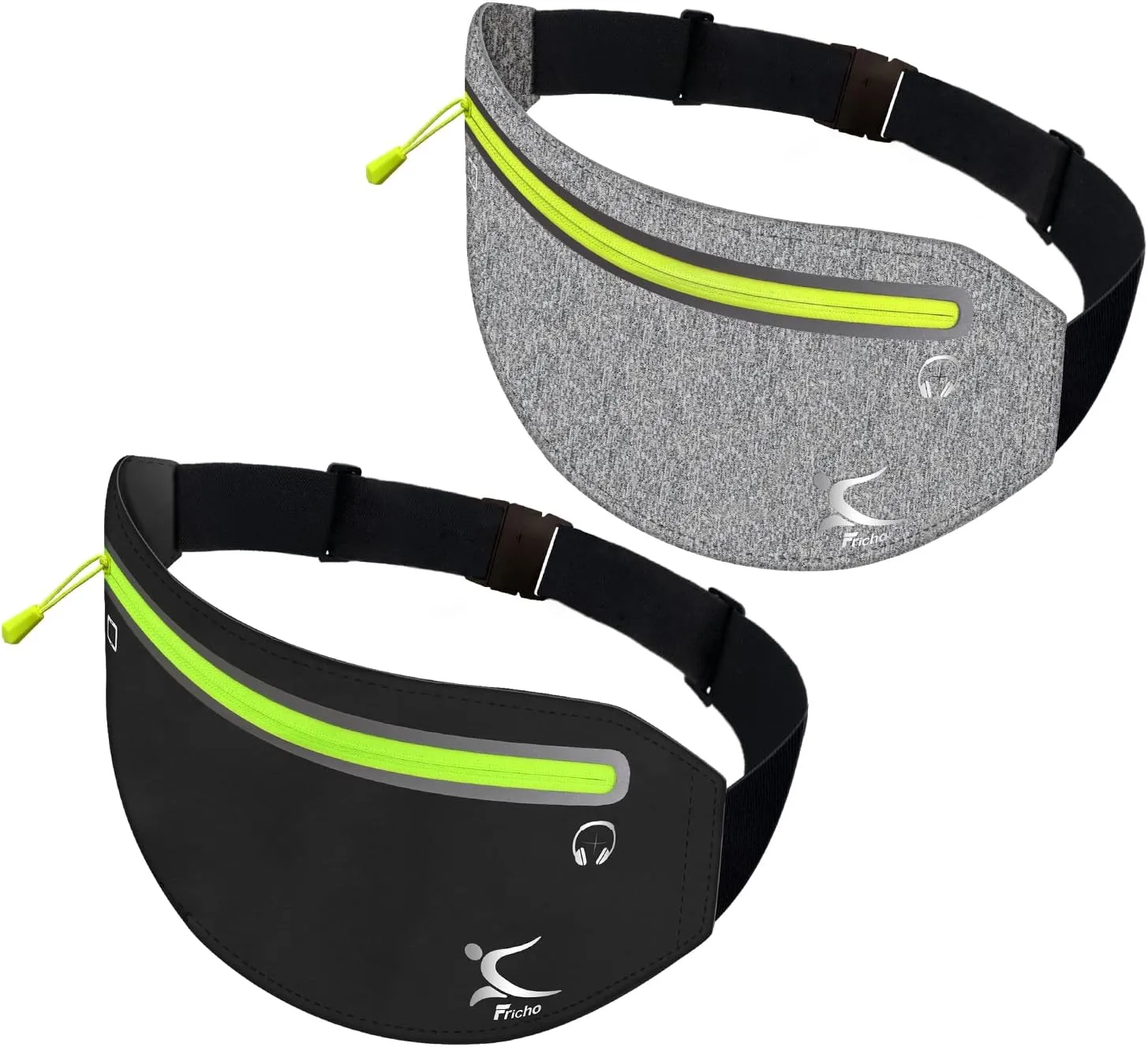 Running Belt Phone Holder, Mothers Day Gifts for Mom Wife Her Teens, Money Belt bag, Flat Fanny Packs for Women Men, Workout Gear Accessories, Waist pouch for Runners, Walking, Travel, Gym, Exercise