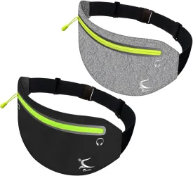 Running Belt Phone Holder, Mothers Day Gifts for Mom Wife Her Teens, Money Belt bag, Flat Fanny Packs for Women Men, Workout Gear Accessories, Waist pouch for Runners, Walking, Travel, Gym, Exercise