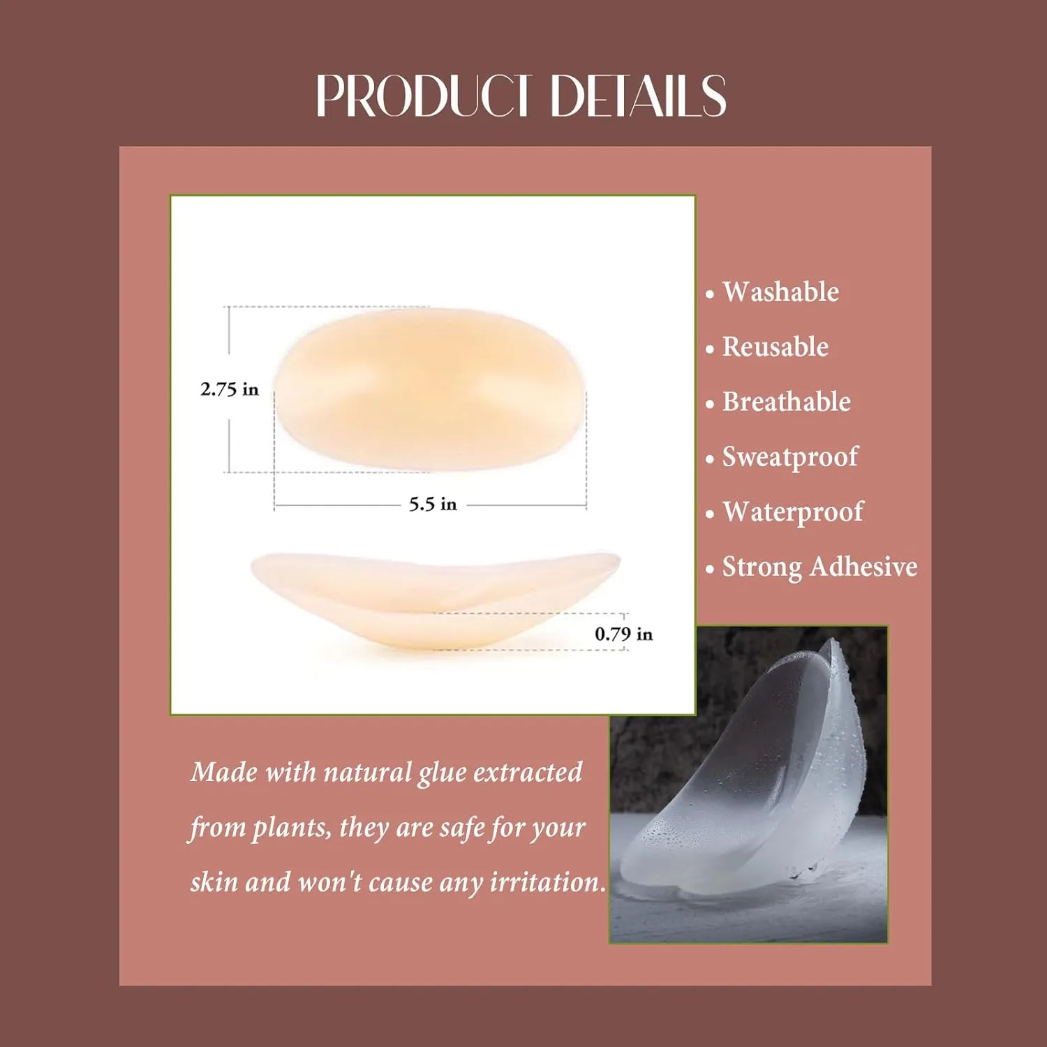 Sholder Pads Ultra Silicone Shoulder Pads for Womens Clothing Boost Comfort and Posture with Natural,Secure Lightweight Design Ideal for Formal, Casual and Active wear.1 Pair - Transparent