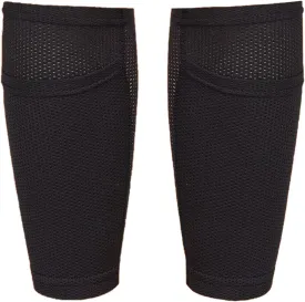 Soccer Shin Guard Sock, Leg Performance Support Football Compression Calf Sleeves with Pocket Can Holding Shin Pads, Comfort Breathable Youth Soccer Shin Guard Holders for Beginner or Elite Athlete