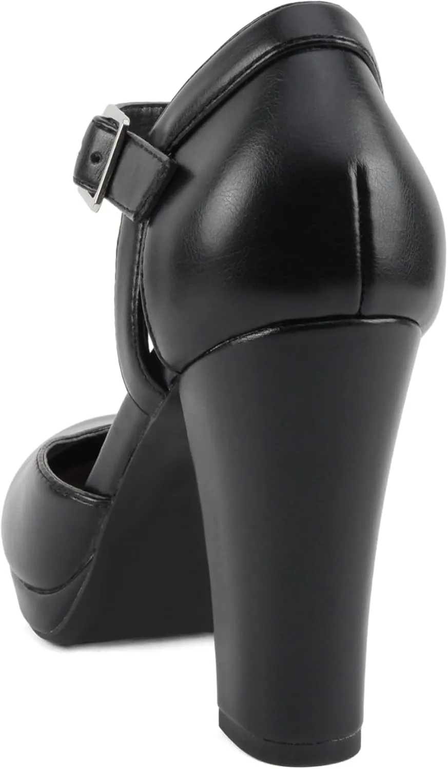 Soda Ayden ~ Women Mary Jane Ankle Strap Cushion High Heel Pump Shoe