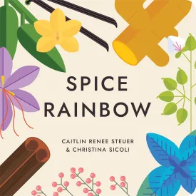 Spice Rainbow Board Book Poems About Color and Food Facts for Early Reader Baby 0-12M and Toddler Learning Resource 1-4 Years Preschool Classroom Teacher Must Have Board book  Picture Book, January 1, 2024