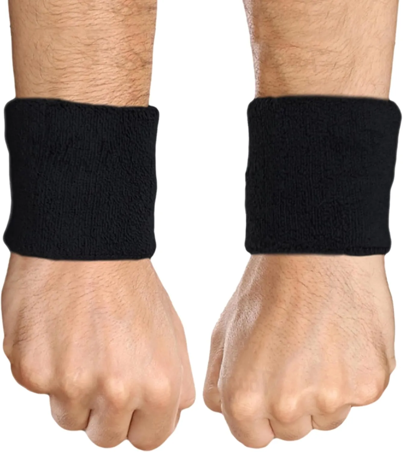 Sports Sweatbands - Arm Bands for Wrists, Sweat Absorption for Men & Women