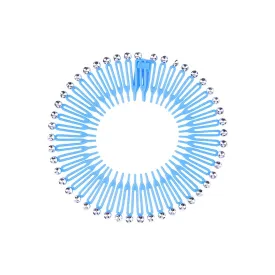 Suoirblss Hairband, 10PCS Stretch Flexible Hair Combs Headband, Tooth Headband Hoop, Fashion Stretchy Circle, Women's (Blue, 1 Count)