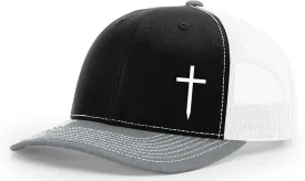 Trenz Shirt Company Christian Embroidered Cross Hat