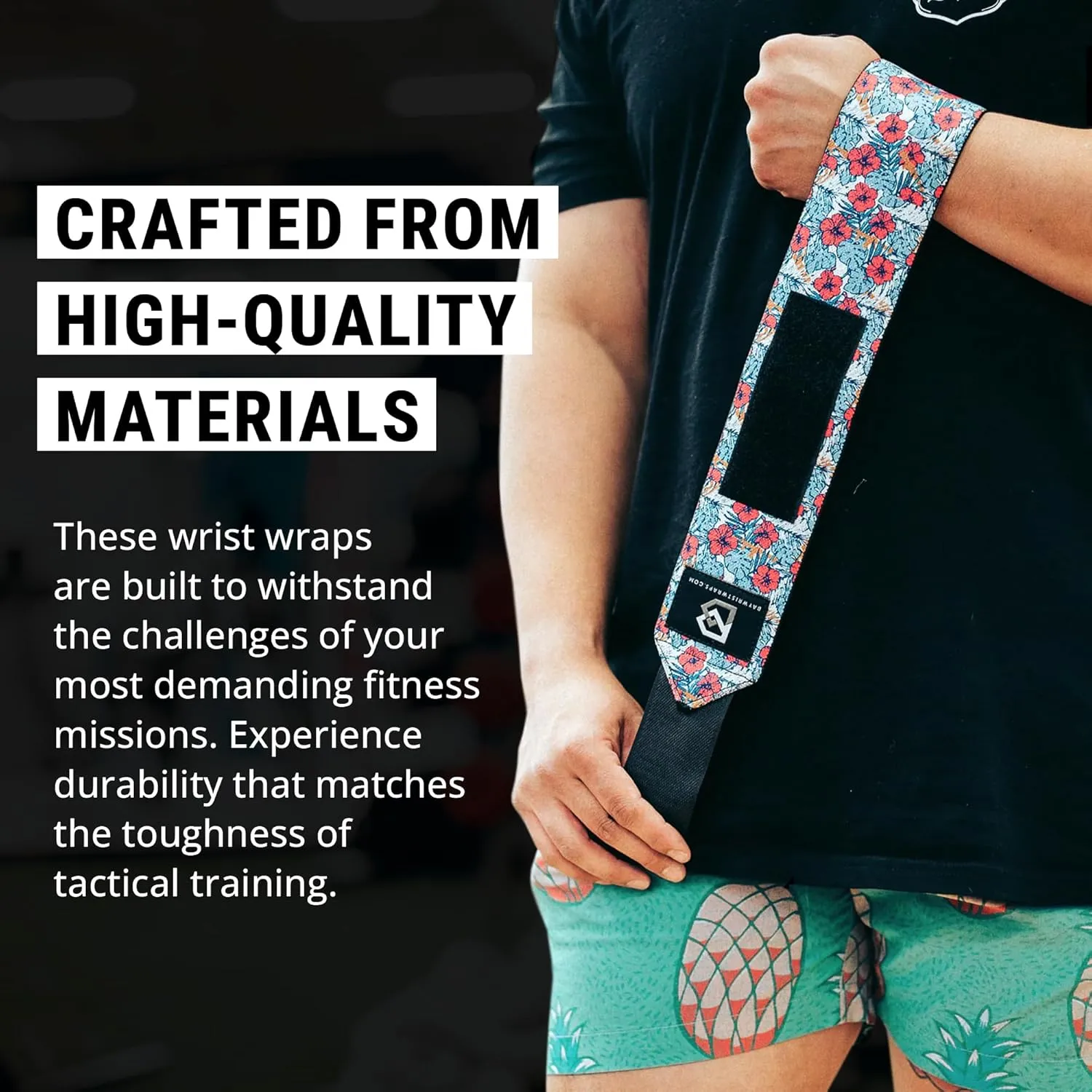 Weightlifting Workout Wrist Brace - Adjustable, One Size Fits All - Comfort Wrist Wraps for Weightlifting with Thumb Loop, Lifting Wrist Straps