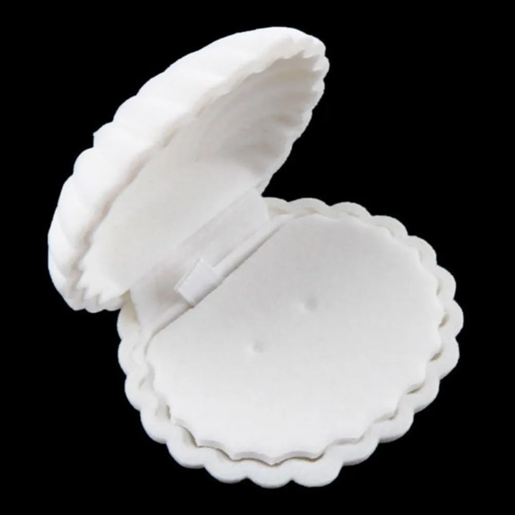 White Sea Shell Shape Jewelry Box for Earring Ring Necklace Display Storage Organizer Gift Velvet Shell Jewelry Boxs, Jewelry Boxes and Organizers