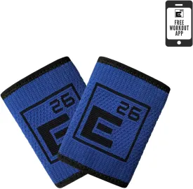 Wicking Wrist Sweat Bands (4 Pack) - for Men, Women, Cross Training, Weightlifting, Functional Fitness, WODs, Sports