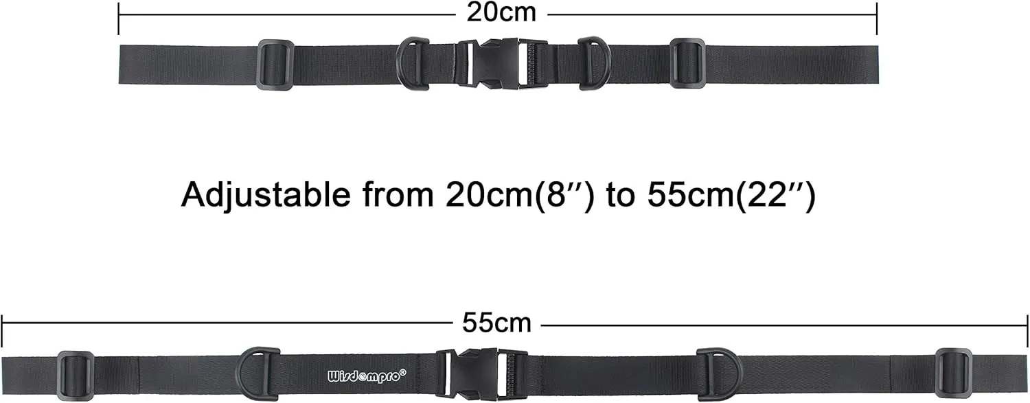 Wisdompro Backpack Chest Strap, Heavy Duty Adjustable Backpack Sternum Strap Chest Belt with Quick Release Buckle