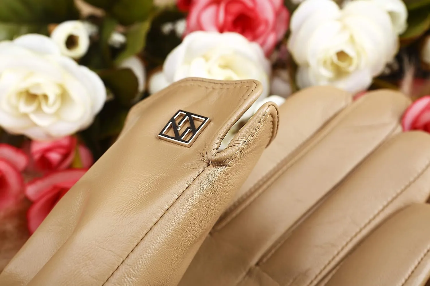 Women's Italian Leather Gloves Lambskin Winter Comfort Gloves (Touchscreen or Non-Touchscreen)