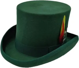 Wool Felt High Top Hat Wool Magician High Hat Jazz Top Hats Men and Women Flat Felt Hat Men's Costume Hats 47 L 59cm